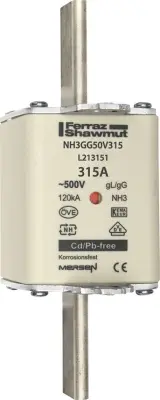 Mersen NH varovalka SF velikosti 3 gG 315A/500V KM NH3GG50V315