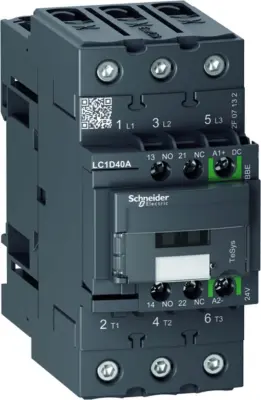 Schneider Electric Kontaktor 3-polni 1S+1Ö 400V 65A LC1D65ABBE