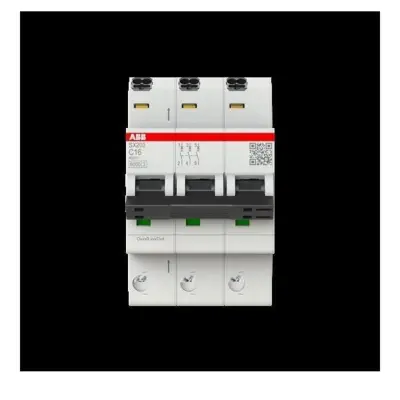 ABB Stotz S&J odklopnik C-Char. 6kA, 16A, 3P SX203-C16