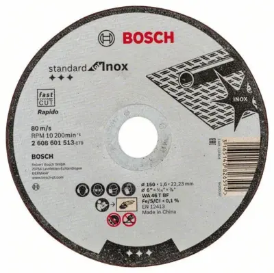 Bosch Power Tools rezalni disk 150x1,6 mm Inox 2608601513