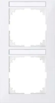 Mertenov okvir 2-kanalni polarno beli MEG4022-3619