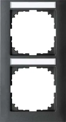 Mertenov okvir z 2 priključkoma antracitne barve MEG4022-3614