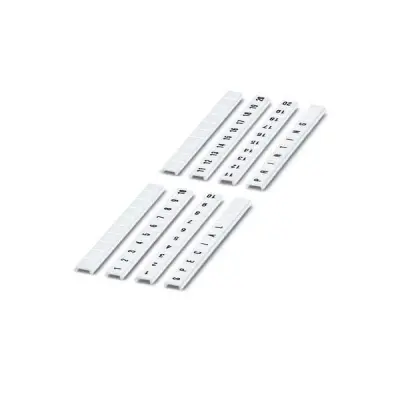 Phoenix Contact Zackband bele barve, 10,5 x 8,3 mm ZB 8.3:UNPRINTED