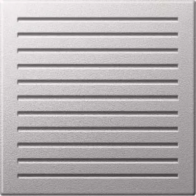 Merten osrednja plošča iz aluminija za oddajnik signala MEG4450-0460