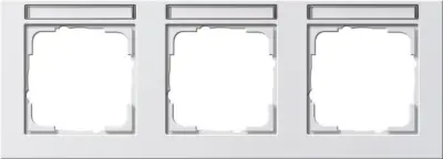 Gira pokrovni okvir 3f. rws/mat vodoravni, odporen proti zlomu 109322