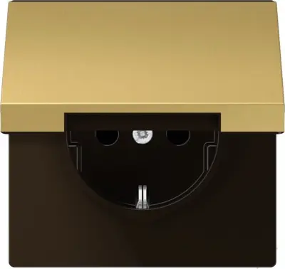 Jung SCHUKO vtičnica 16A 250V s tečajnim pokrovom ME 1520 KL C