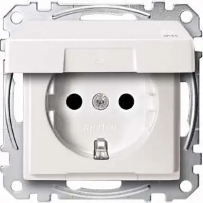Merten SCHUKO vtičnica pws s krilnim pokrovom IP44 MEG2414-0419