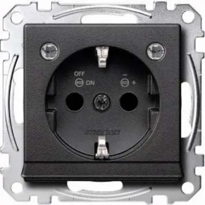 Merten SCHUKO vtičnica anth light outl.LED ill. MEG2304-0414