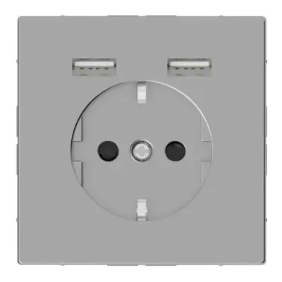 Merten SCHUKO vtičnica s polnilnikom USB MEG2366-6036