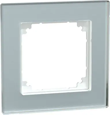 Merten Okvir iz pravega stekla, 1-krat kristalno bel M-Plan MEG4010-2320