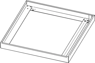 Performance in Light okvir za površinsko montažo FL625LED EL RAL9016 86256010