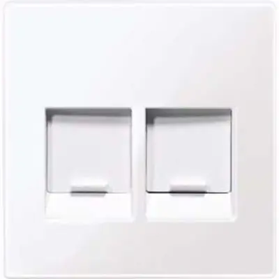 Merten Sredinska plošča 2f.akws/gl za modularni priključek MEG4562-0325