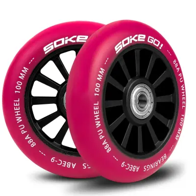 100 mm Ruby Scooters 2 PC -ji.