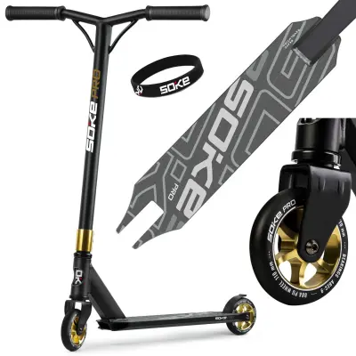 Soke pro Gold Blue Scooter