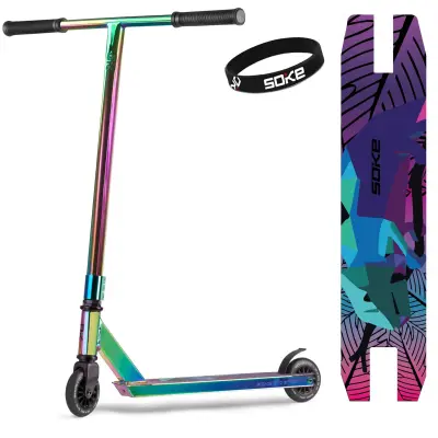 Tekmovalni skuter Soke Evo Street Neochrome