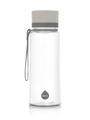 EQUA, plastenka iz tritana, Plain Grey, brez BPA, 600 ml