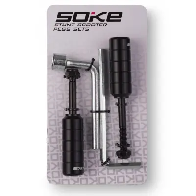 Zatiči za skuterje črna 2 pcs p1 + tipke