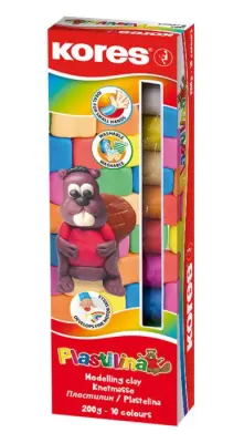 Kores Plastelin, 10 barv
