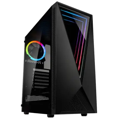 KOLINK VOID ATX RGB osvetljeno ohišje, črno