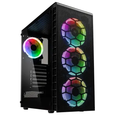 KOLINK OBSERVATORY LITE MESH ATX RGB osvetljeno ohišje, črno
