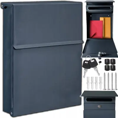 Moderni SLIM poštni nabiralnik antracit X5