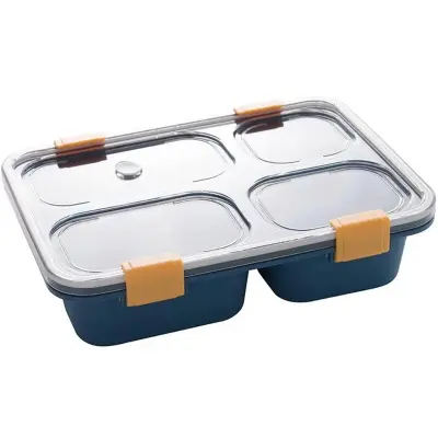 Prenosna lunch box posoda za hrano 1200ML modra