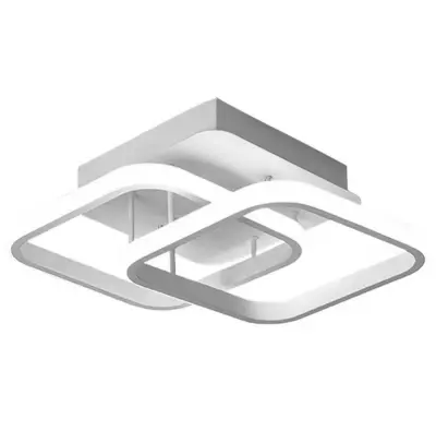 Moderna stropna nadometna LED svetilka 22W 24cm 4500K bela