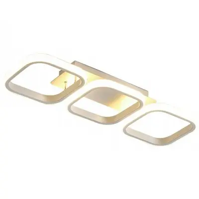 Moderna stropna nadometna LED svetilka 33W 52cm 4500K bela