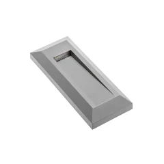 LED stenska svetilka 1W 3000K IP65 220-240V siva P/V