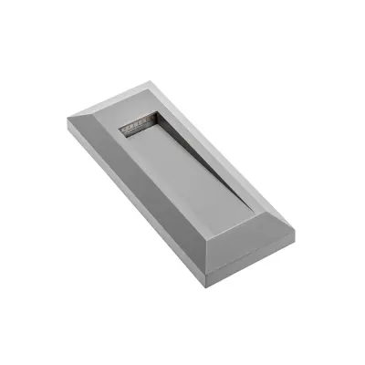LED stenska svetilka 1W 3000K IP65 220-240V siva P/V
