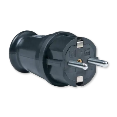 Polni dvopolni vtikač Šuko z ozemljitvenim kontaktom 16A 250V~