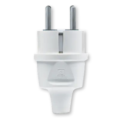 Polni dvopolni vtikač Šuko z ozemljitvenim kontaktom 16A 250V~ STANDARD