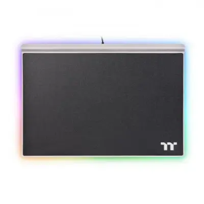 Thermaltake ARGENT MP1 RGB igralna podloga za miško  osvetljen črna