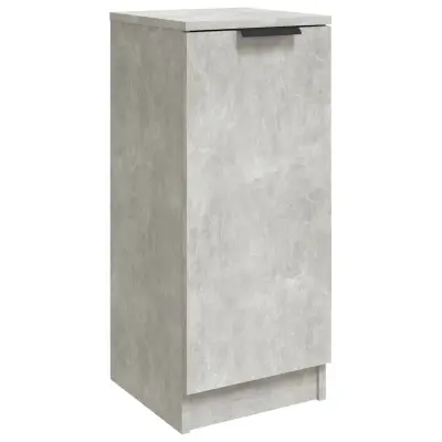 vidaXL Komoda betonsko siva 30x30x70 cm konstruiran les