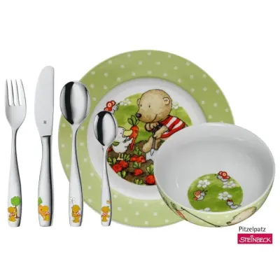 WMF 6-delni Otroški jedi. set Pitzelpatz
