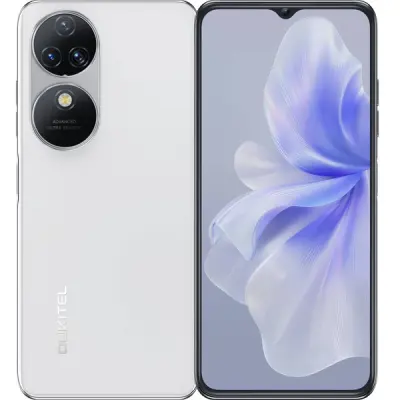 Oukitel C38 pametni telefon, 5150mAh, (RAM 24+256GB), bela