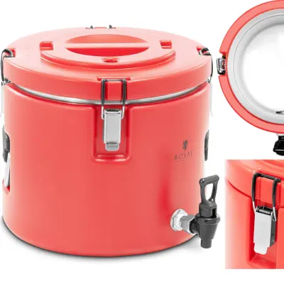 Gostinska gastronomska termovka s pipo za transport pijače 15 l