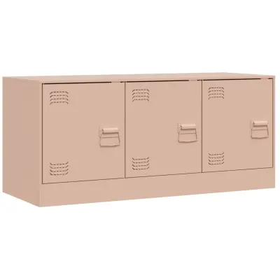 vidaXL TV omarica roza 99x39x44 cm jeklo