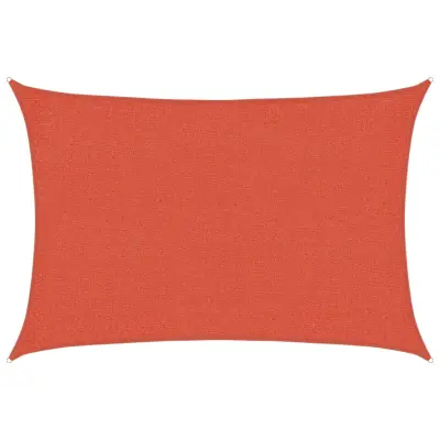 vidaXL Senčno jadro 160 g/m² terakota 2x2,5 m HDPE