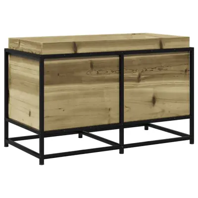 vidaXL Vrtno cvetlično korito 80x40x50 cm impregnirana borovina