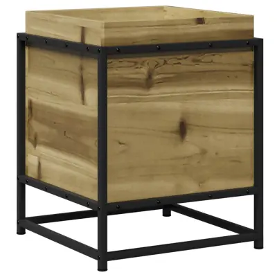 vidaXL Vrtno cvetlično korito 40x40x50 cm impregnirana borovina