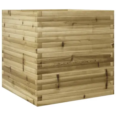 vidaXL Vrtno cvetlično korito 70x70x68,5 cm impregnirana borovina
