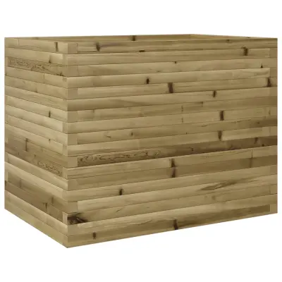 vidaXL Vrtno cvetlično korito 90x60x68,5 cm impregnirana borovina