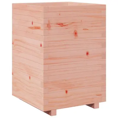 vidaXL Vrtno cvetlično korito 50x50x72,5 cm trden les douglas