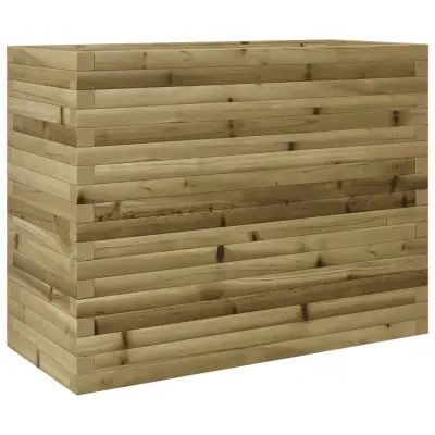 vidaXL Vrtno cvetlično korito 90x40x68,5 cm impregnirana borovina