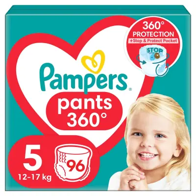 PAMPERS Plenice MB Velikost 5, 12-17kg, 96 kom