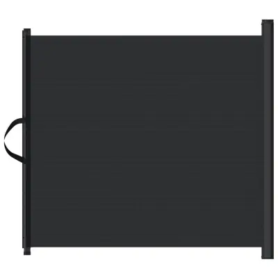 vidaXL Izvlečna vrata za hišne ljubljenčke črna 102,5x125 cm