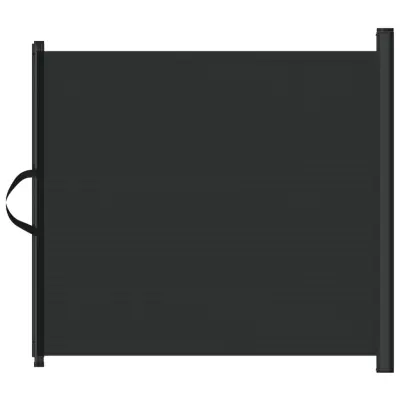 vidaXL Izvlečna vrata za hišne ljubljenčke črna 117,5x125 cm