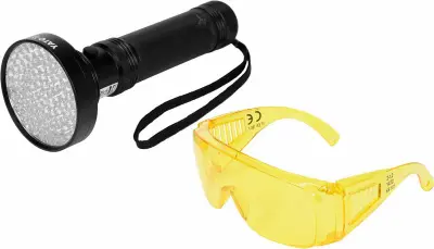 Yato UV svetilka 100 LED + očala