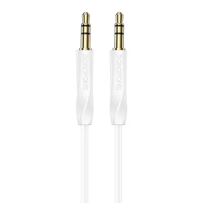 Borofone BL16 AUX kabel z izhodom 3,5 mm (1m) bel